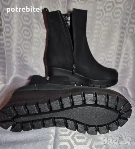 Дамски боти естествена кожа, снимка 3 - Дамски боти - 47939191