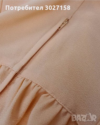Сладка лятна рокля в цвят праскова H&M, снимка 3 - Рокли - 32477846