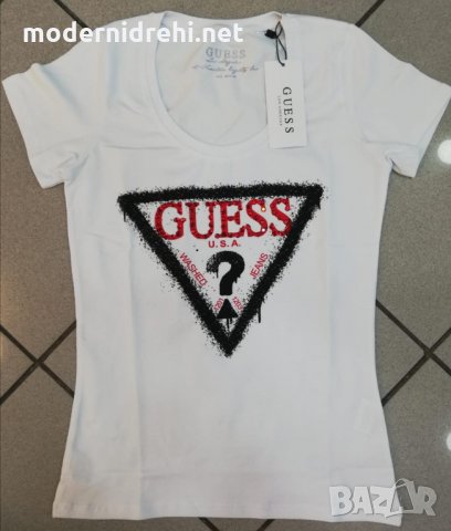 Дамска тениска Guess код 28, снимка 1 - Тениски - 32492756