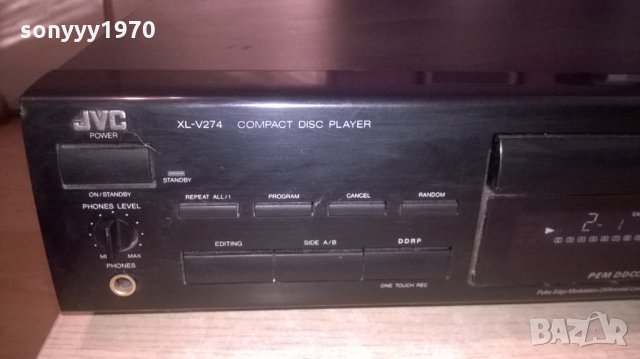 jvc xl-v274bk cd made in france-внос франция, снимка 4 - Декове - 26692947