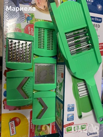 Ръчно ренде с приставки 6в1  / Nicer Dicer Genius, снимка 4 - Прибори за хранене, готвене и сервиране - 43266639