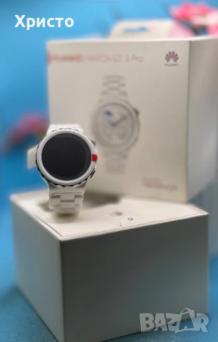 НОВ!!! Дамски смарт часовник Huawei Watch GT3 PRO, 43 mm, Ceramic Strap, White , снимка 5 - Смарт часовници - 53473015
