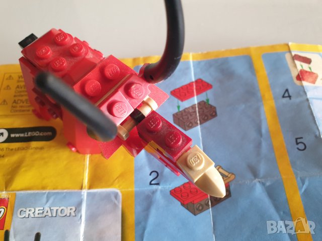  Lego Creator Bagged Set #7604 Triceratops Dinosaur , снимка 2 - Конструктори - 39635325