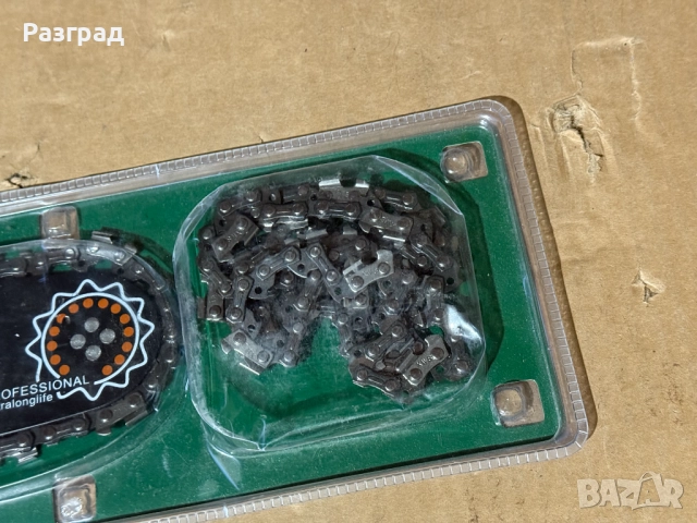 Комплект Шина + Верига за резачка за дърва, снимка 9 - Градинска техника - 52902162