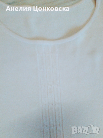 Елегантна бледорозова лятна блузка, снимка 4 - Тениски - 36568315