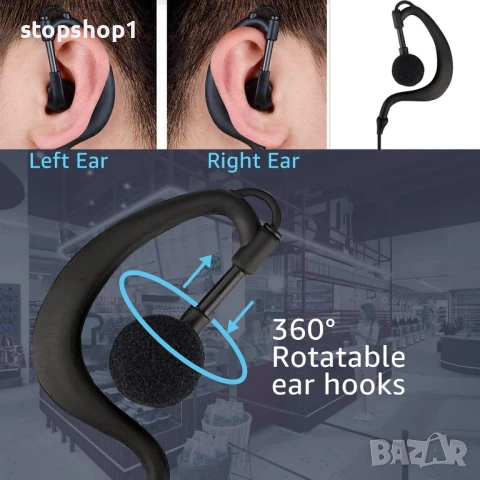 Retevis RT24 Plus презареждаща се уоки-токи, радиостанция с голям обхват, нелицензирана 16 канал, снимка 3 - Други - 50851252