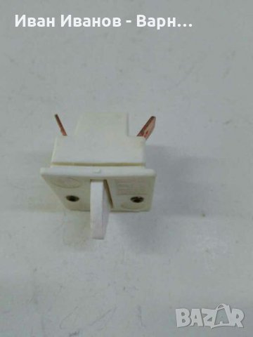 Бутон  за врата на хладилник и др.  Н.З. контакт 0.2А/250VAC~ VK-02-1, снимка 1