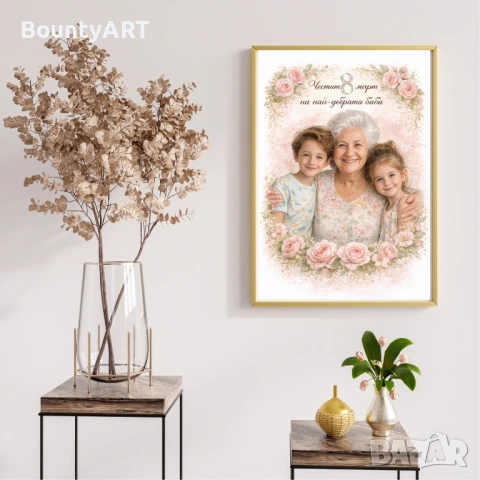 Персонализиран портрет от снимка, снимка 2 - Подаръци за жени - 53519283