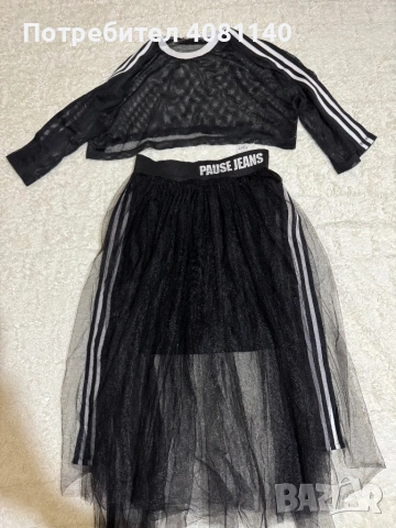 пола и топ (комплект); pause jeans