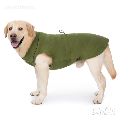 Поларена дреха за куче размер L
