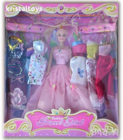 Комплект кукла с дрехи Сладко момиче SWEET GIRL