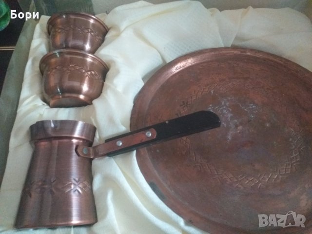 Меден сервиз за кафе, снимка 2 - Антикварни и старинни предмети - 27266179