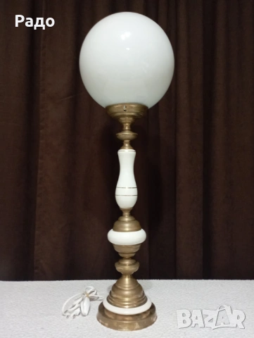 Комплект от две много големи порцеланови лампи - лампа, снимка 2 - Антикварни и старинни предмети - 52511839