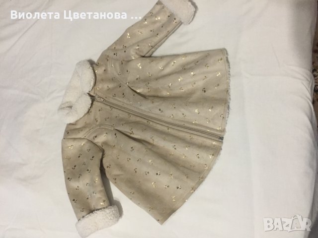 Детско кожено палтенце за момиченце, снимка 2 - Други - 26925380