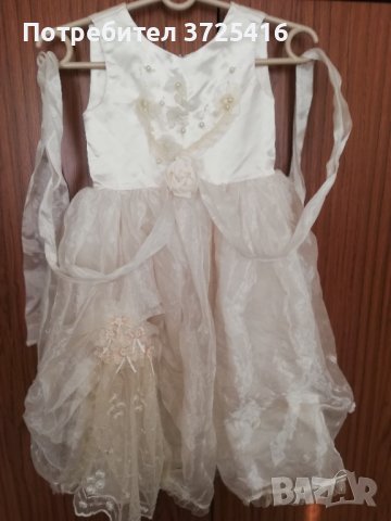 Официална детска рокля и подарък ръкавици, снимка 2 - Детски рокли и поли - 40621487