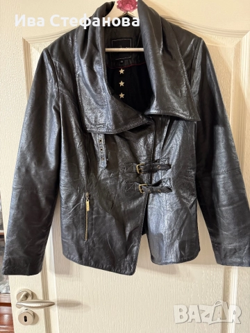 Ново дамско кожено  яке 100 % естествена кожа , снимка 5 - Якета - 48933413