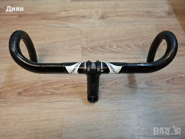 Карбоново кормило FSA K Force и алуминиева лапа UNO , снимка 2 - Части за велосипеди - 50877099