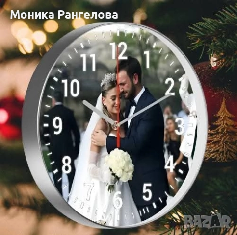 Персонализиран часовник с Ваша снимка , снимка 3 - Стенни часовници - 52501824