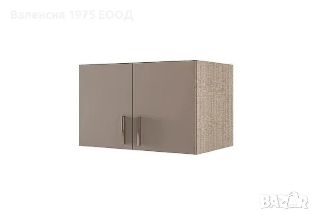 Надстройка Сити 1004 дъб артисан или комбинация мока/ лате, снимка 5 - Гардероби - 47360530