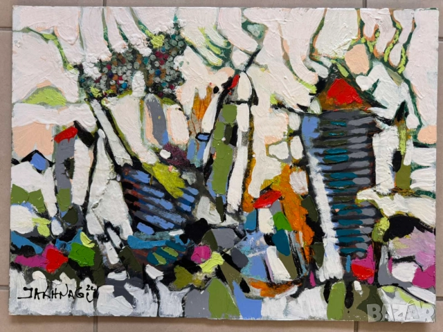 Картина на Яхнаджиев, снимка 1 - Картини - 42970430