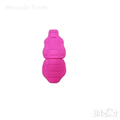 Тапицерия за кола Mercado Trade, Mасажори за седалка, Калъф за волан, Протектори за колан, Розов, снимка 2 - Аксесоари и консумативи - 49653755
