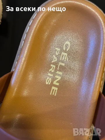 Celine Дамски Чехли Селин - Налични Различни Цветове Код E274, снимка 4 - Чехли - 50415319