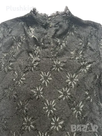 Дантелена блуза H&M - XS, снимка 6 - Блузи с дълъг ръкав и пуловери - 49334731