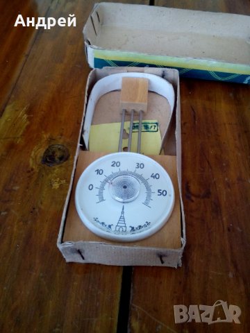Стар механичен термометър #2, снимка 2 - Антикварни и старинни предмети - 27417014