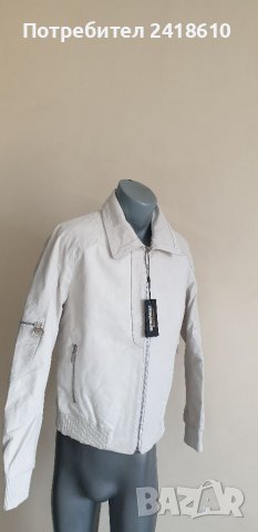 Dirk Bikkembergs Buffalo Leather Jacket Italy Slim Fit Mens Size М НОВО! ОРИГИНАЛ! Ест. кожа!, снимка 1 - Якета - 40097463