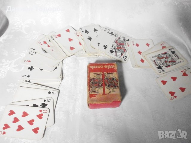 Стари Редки Мини Карти за Игра, , Ретро Карти - 52 бр., снимка 7 - Карти за игра - 39986195