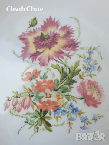 2бр Seltmann Weiden Avon/ЗЕЛТМАН колекционерски немски порцеланови чинии/цветя/чиния-картина, снимка 5 - Картини - 48044221