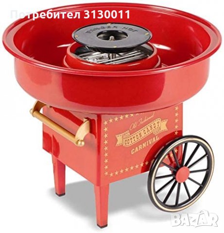 Нови 3 модела машини за захарен памук за дома, за семейно парти. Перфектен подарък за дете, снимка 5 - Други - 33670965