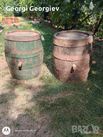4 броя бъчви за вино 1бр 220л 1 бр 150л и 2бр по 35л цена за всички 150лв, снимка 12 - Други стоки за дома - 51633185