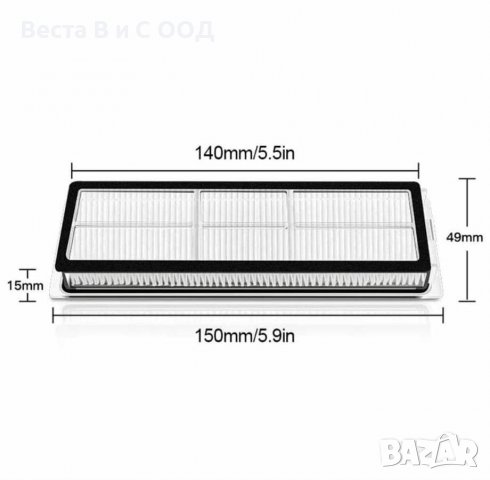 Четки, филтри и почистващи аксесоари за прахосмучка робот, снимка 3 - Прахосмукачки - 39291636