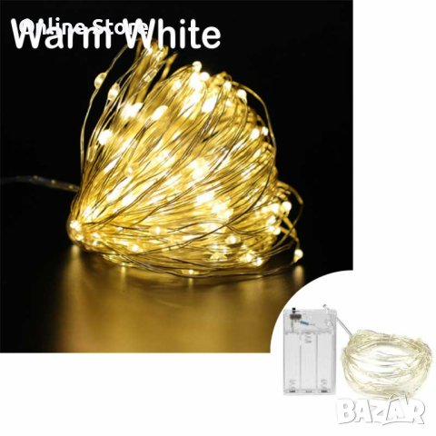 Мини LED /диодни/ лампички на батерии, снимка 7 - Декорация за дома - 43275075