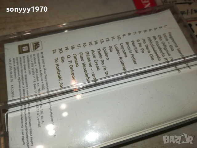 DESPINA VANDI-ORIGINAL TAPE 3005250611, снимка 4 - Аудио касети - 50479069