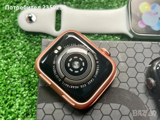 Умен Smart Часовник Гривна Apple Watch Series 44mm iWatch, снимка 8 - Смарт гривни - 47266675