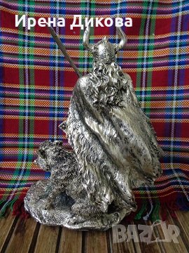 Продавам- Статуетка/Фигура на Норвежки бог Фрейр, снимка 3 - Статуетки - 33104187