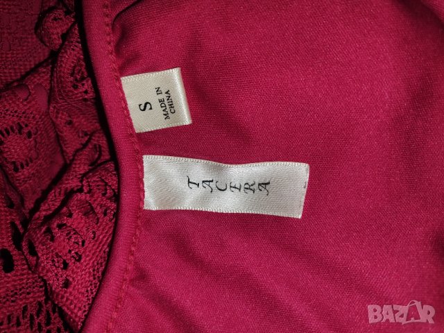 Розова дантелена блуза р-р М , снимка 4 - Ризи - 43915525
