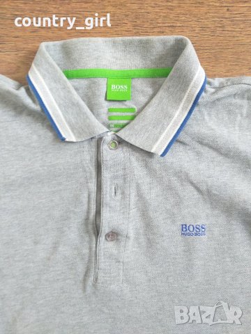 Hugo Boss Green Label Paddy Grey Polo Shirt - страхотна мъжка тениска, снимка 2 - Тениски - 28812250