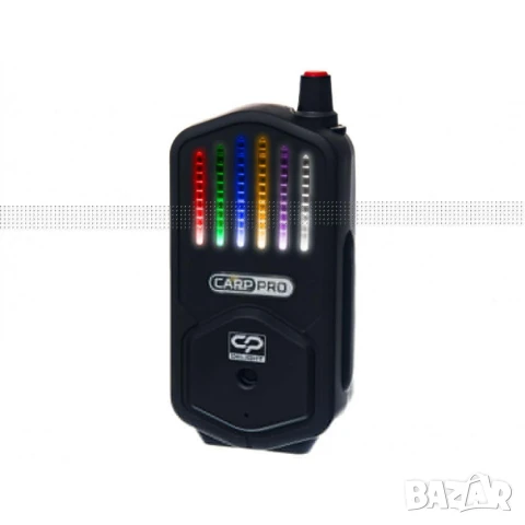 Комплект сигнализатори Carp Pro DeLight Bite Alarm Set 3 + 1/ 4+1, снимка 10 - Такъми - 51190652