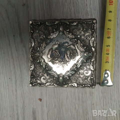 посребрена кутийка за бижута арт деко, снимка 2 - Други ценни предмети - 39151617