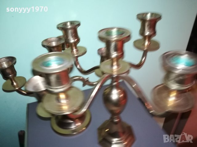 ЗЛАТНИ СВЕЩНИЦИ ВНОС ШВЕЦИЯ 2812211933, снимка 15 - Антикварни и старинни предмети - 35262216