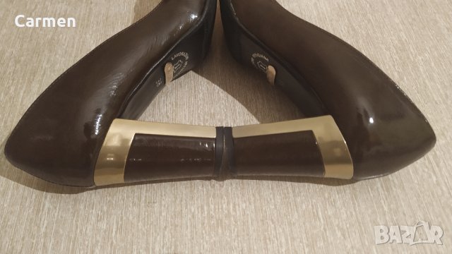 Lavorazione Artigiana италиански дамски обувки на ток, снимка 13 - Дамски обувки на ток - 32539524