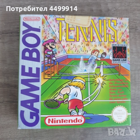 GAMEBOY Nintendo 1990 Тенис игра, снимка 4 - Игри за Nintendo - 51655384
