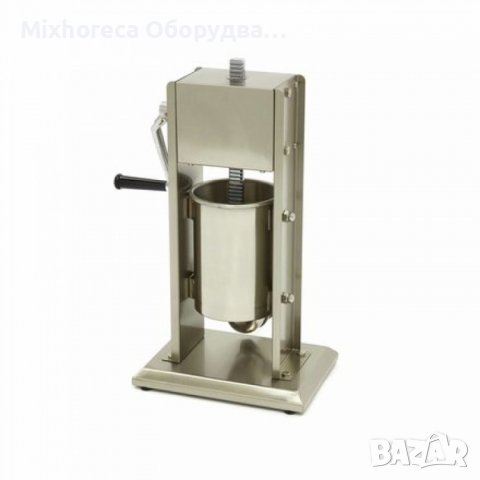 Ръчна пълначка за наденици 3Л - Вертикална - Stainless Steel - с включени 4 приставки, снимка 3 - Обзавеждане на кухня - 38371916