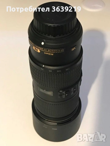 Nikon AF-S Nikkor 70-200mm f4G ED VR, снимка 6 - Обективи и филтри - 53245335