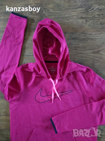 Nike Women's All Time Graphic 3 Training Hoodie - страхотно дамско горнище КАТО НОВО, снимка 4 - Спортни екипи - 37891824