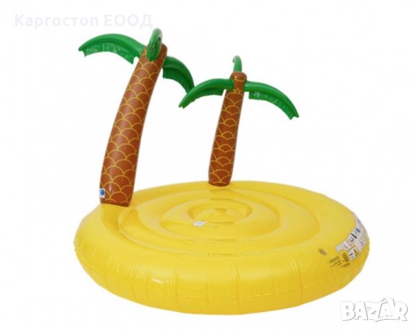 Palm Tree Island- Надуваем остров с палми, аксесоар за плажа, снимка 1