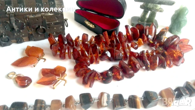 Стари предмети злато,нефрит,кехлибар,кристали,слонова кост и кутии., снимка 8 - Други ценни предмети - 51262514